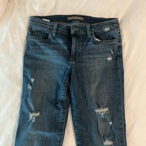 Joe’s distressed jeans